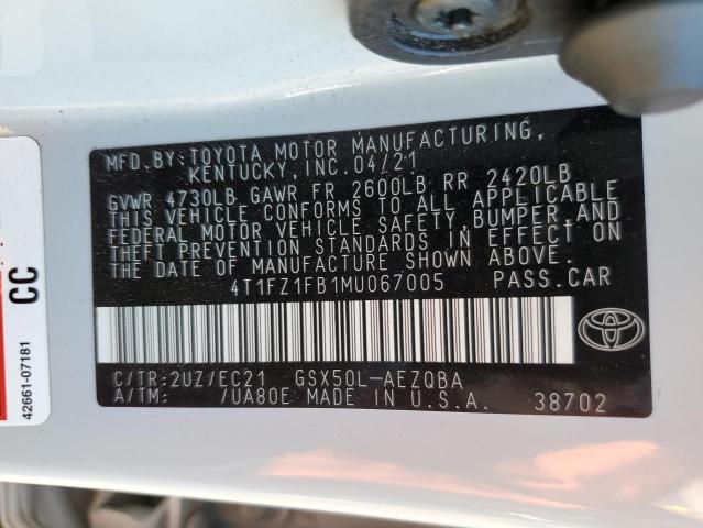 2021 TOYOTA AVALON TRD - 4T1FZ1FB1MU067005