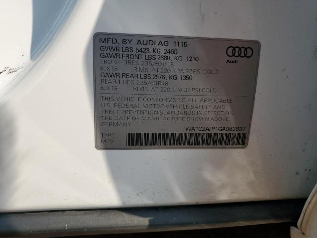 WA1C2AFP1GA082837 2016 AUDI Q5, photo no. 14