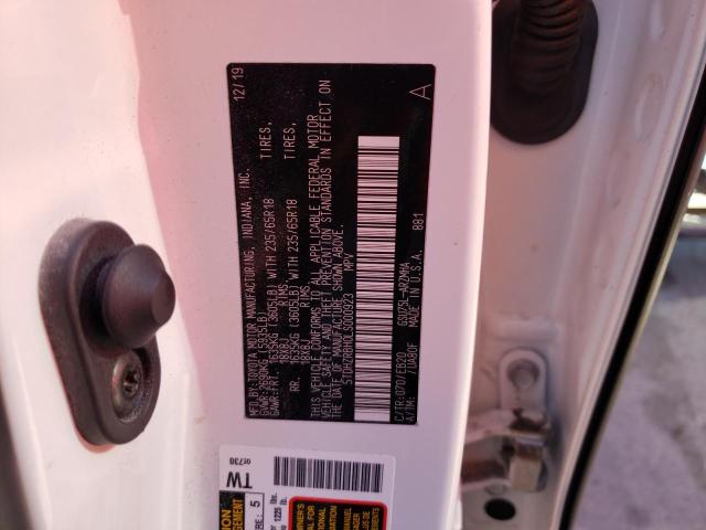 5TDHZRBH0LS000923 Toyota Highlander Xle