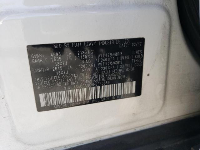 Subaru Outback 2.5i Limited 2017 4S4BSANC5H3355859 Image 13