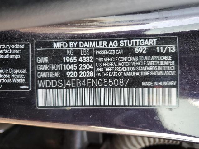 WDDSJ4EB4EN055087 Mercedes-Benz CLA 250