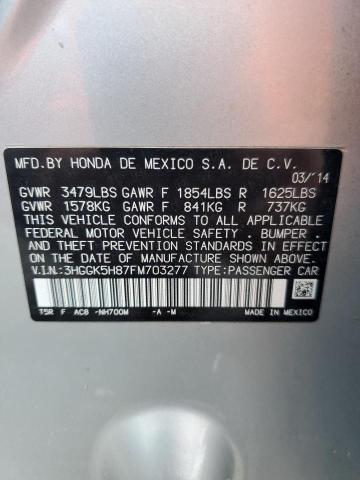 2015 HONDA FIT EX - 3HGGK5H87FM703277