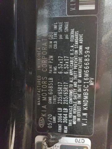 KNDMB5C16M6668594 KIA SEDONA LX