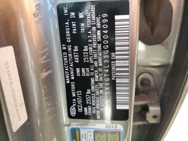 5XXGT4L33GG004099 KIA Optima Lx