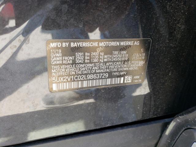 2020 BMW X4 XDRIVE3 - 5UX2V1C02L9B63729