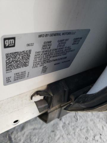 2022 GMC YUKON 1GKS2CKD7NR328186