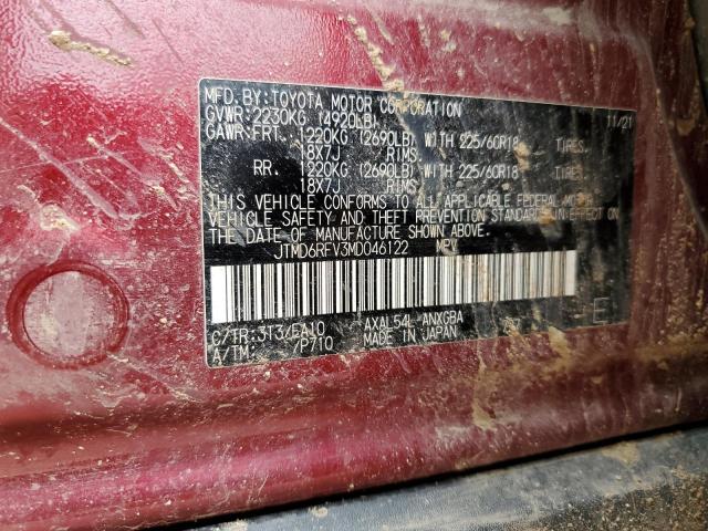 JTMD6RFV3MD046122 Toyota Rav4 Limited