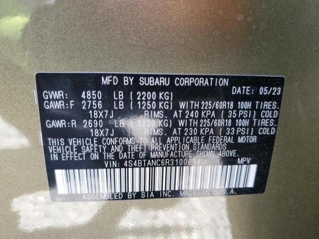 4S4BTANC6R3100894 Subaru Outback Limited