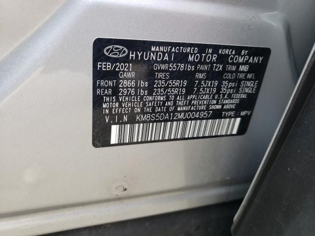 2021 HYUNDAI SANTA FE L - KM8S5DA12MU004957