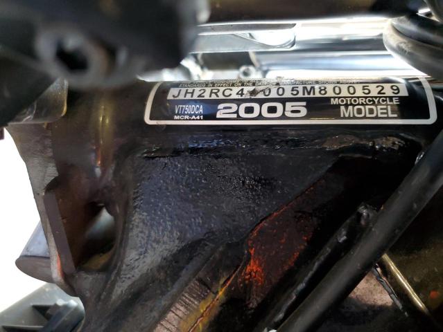 2005 HONDA VT750 C JH2RC44005M800529