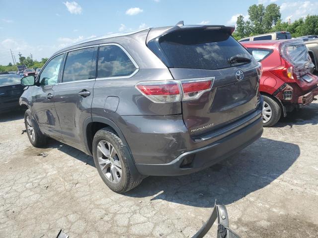 VIN 5TDJKRFH2ES034302 2014 Toyota Highlander, Xle no.2