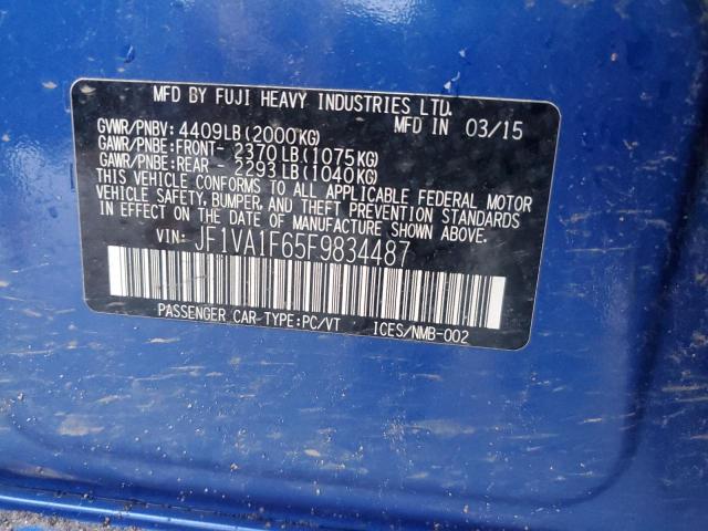 JF1VA1F65F9834487 Subaru Wrx Premium