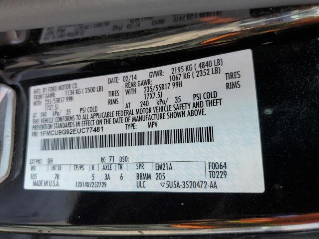 1FMCU9G92EUC77481 Ford ESCAPE SE