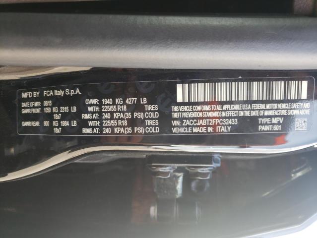 ZACCJABT2FPC32433 Jeep Renegade Latitude