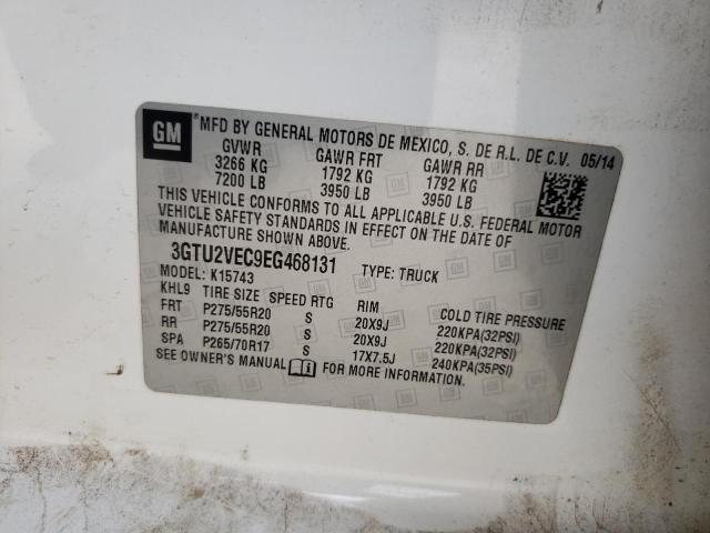 3GTU2VEC9EG468131 GMC Sierra K1500 Slt
