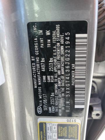 5XXGT4L36JG221945 KIA Optima Lx