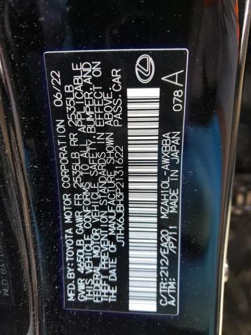 2023 LEXUS UX 250H BA - JTHX6JBH3P2131622