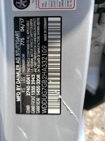 2017 MERCEDES-BENZ S S600 - WDDUG7GB2HA332109