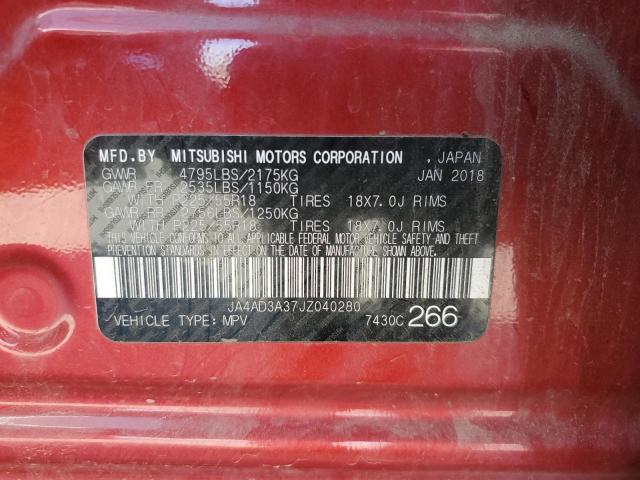 JA4AD3A37JZ040280 Mitsubishi Outlander Se
