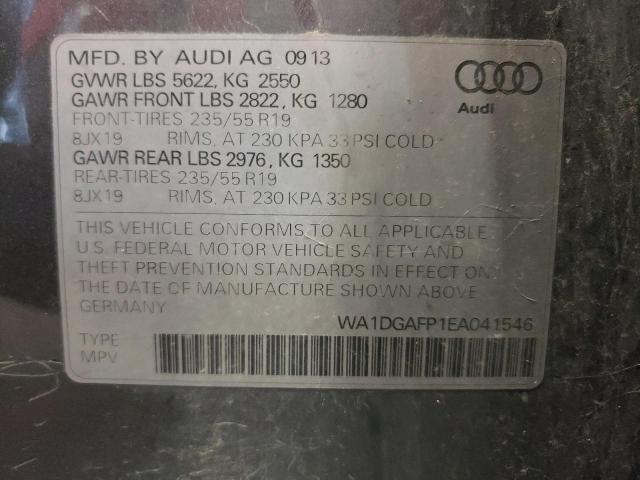 VIN WA1DGAFP1EA041546 2014 Audi Q5, Premium Plus no.12