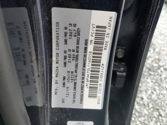 2020 MAZDA 3 GX JM1BPAK70L1160558