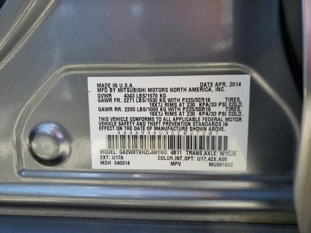 4A4AR4AU4EE027207 Mitsubishi Outlander Sport Se