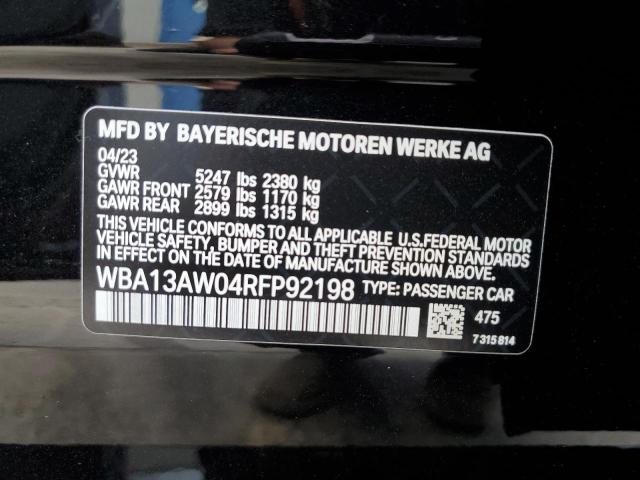 WBA13AW04RFP92198 BMW 4 Series M440xi 10