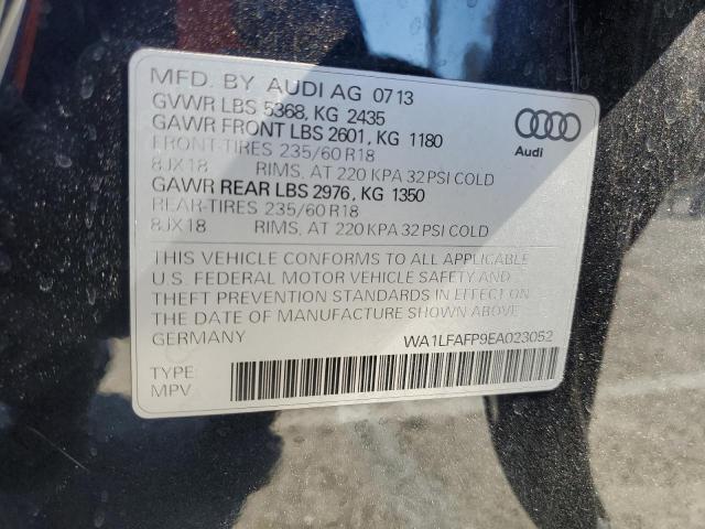 VIN WA1LFAFP9EA023052 2014 Audi Q5, Premium Plus no.12