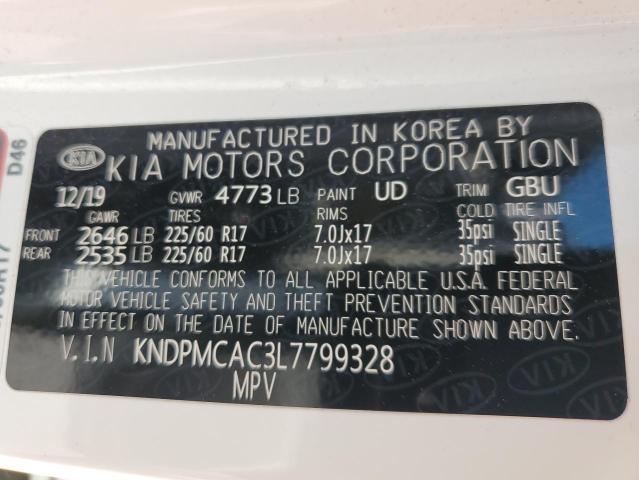 KNDPMCAC3L7799328 Kia Sportage L 12