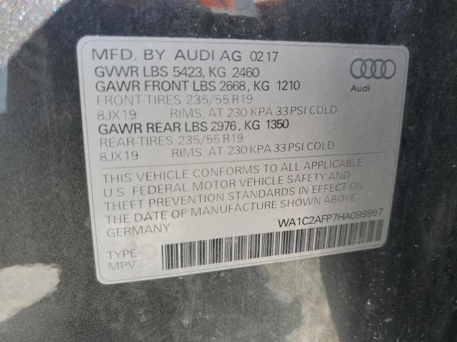 VIN WA1C2AFP7HA099997 2017 Audi Q5, Premium no.13