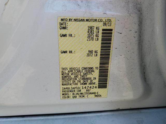 1N4BL3AP5EC147424 Nissan Altima 3.5s