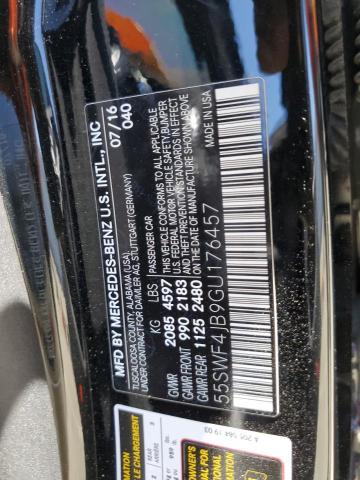 55SWF4JB9GU176457 Mercedes-Benz C 300