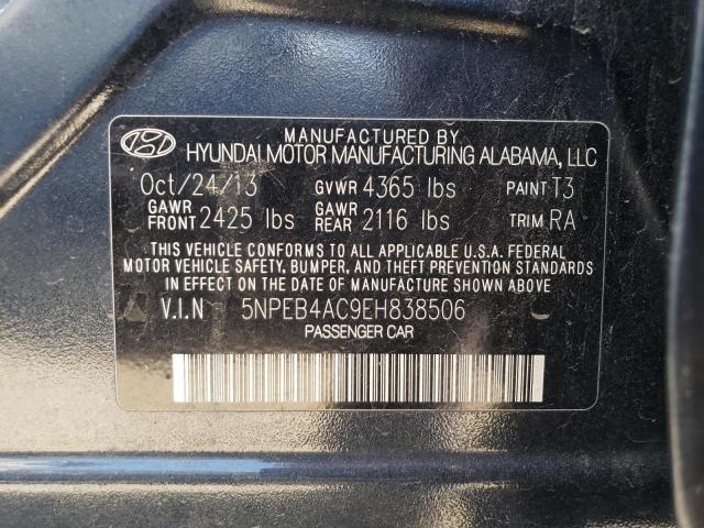 5NPEB4AC9EH838506 | 2014 HYUNDAI SONATA GLS