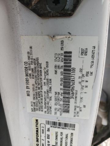 3FA6P0H76ER171100 Ford FUSION SE