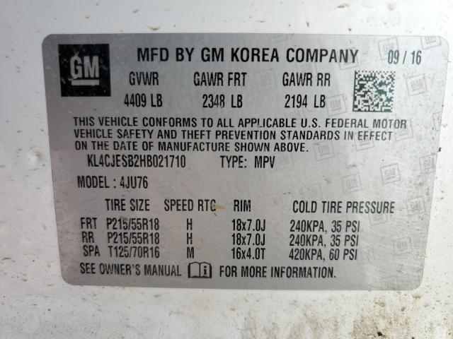 KL4CJESB2HB021710 Buick Encore Preferred