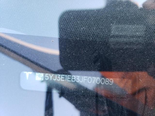 5YJ3E1EB3JF070089 Tesla MODEL 3