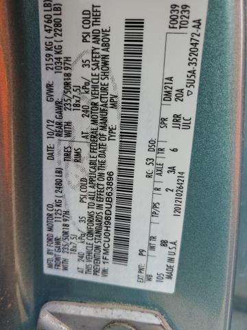 2018 FORD ESCAPE SEL - 1FMCU0H98DUB63896