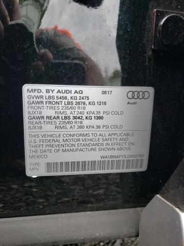 WA1BNAFY3J2042790 2018 AUDI Q5 - Image 13