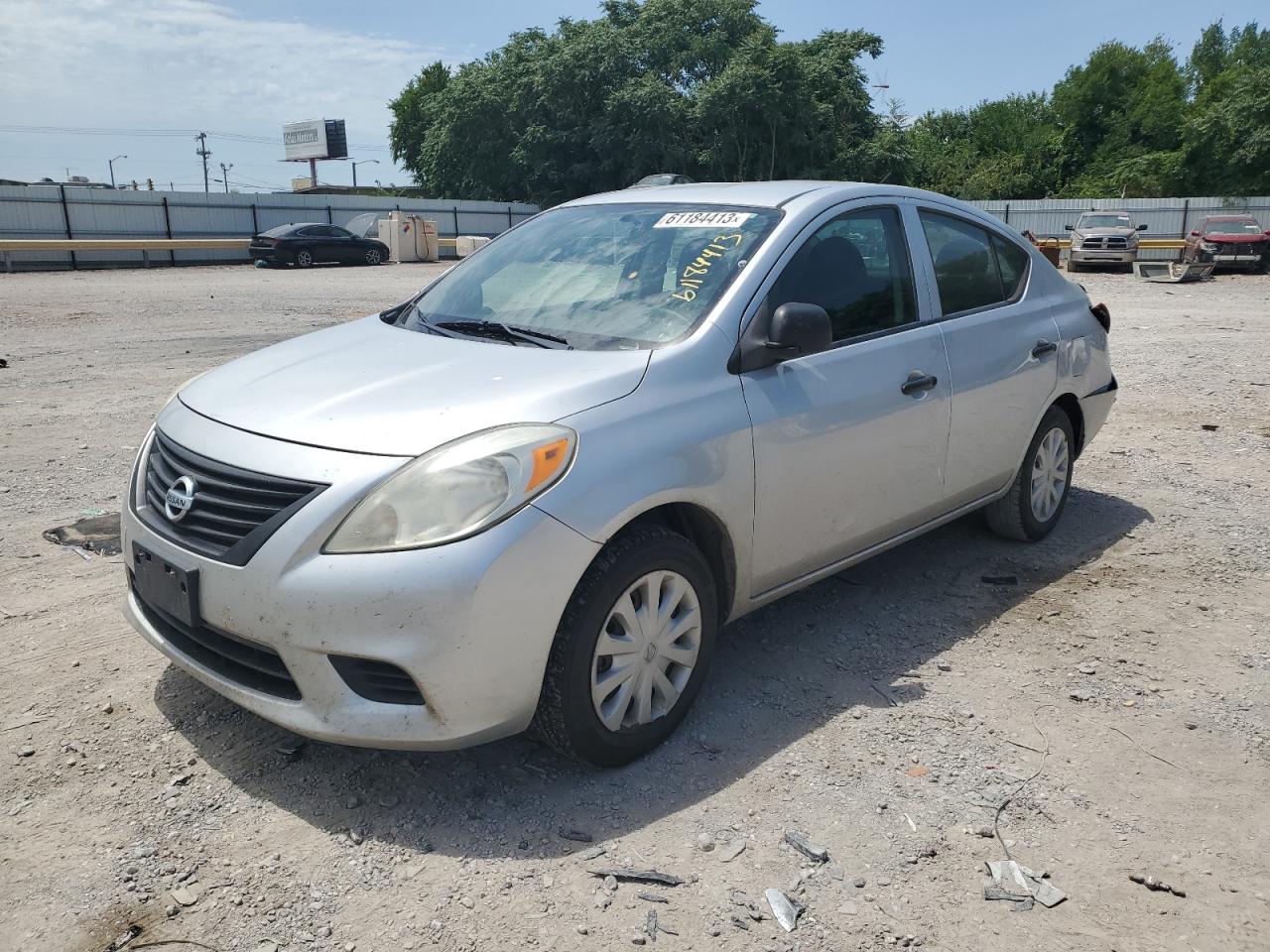 2012 nissan versa salvage price