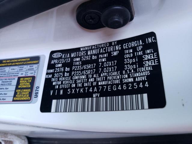5XYKT4A77EG462544 KIA SORENTO LX