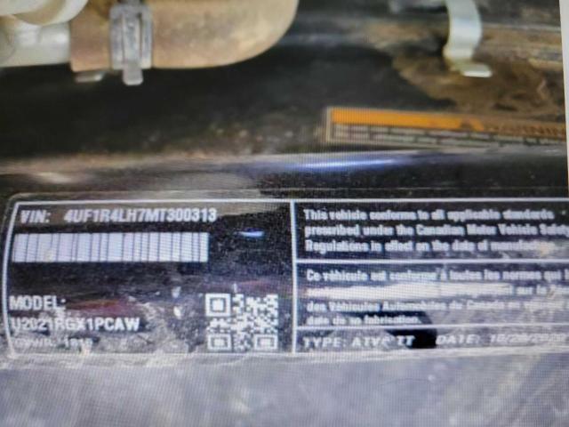 2021 ATV ALL MODELS 4UF1R4LH7MT300313