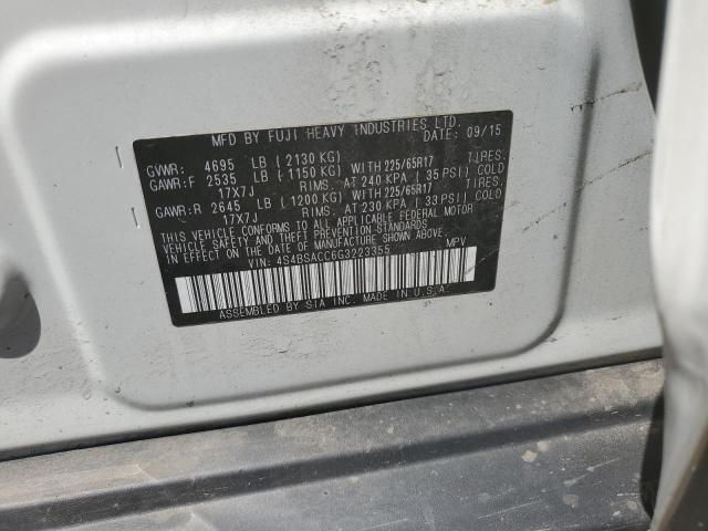 4S4BSACC6G3223355 Subaru Outback 2.5i Premium