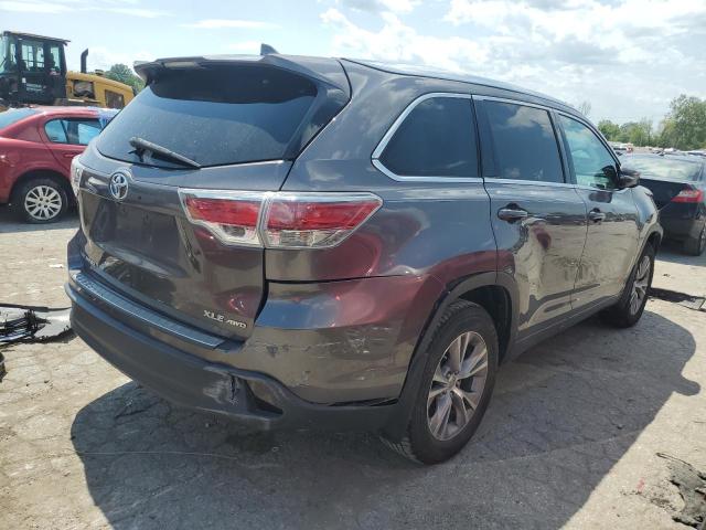 VIN 5TDJKRFH2ES034302 2014 Toyota Highlander, Xle no.3