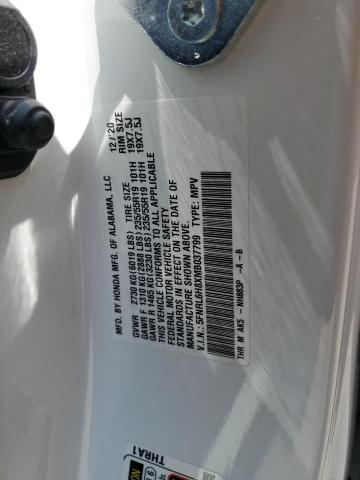 5FNRL6H8XMB037799 2021 HONDA ODYSSEY, photo no. 13