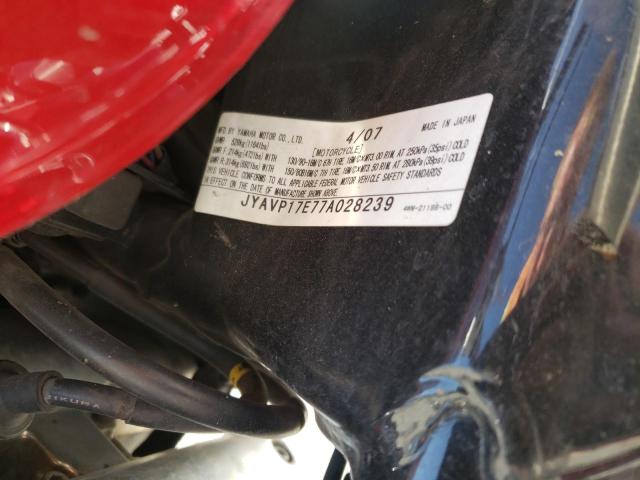 2007 YAMAHA XV1700 A JYAVP17E77A028239