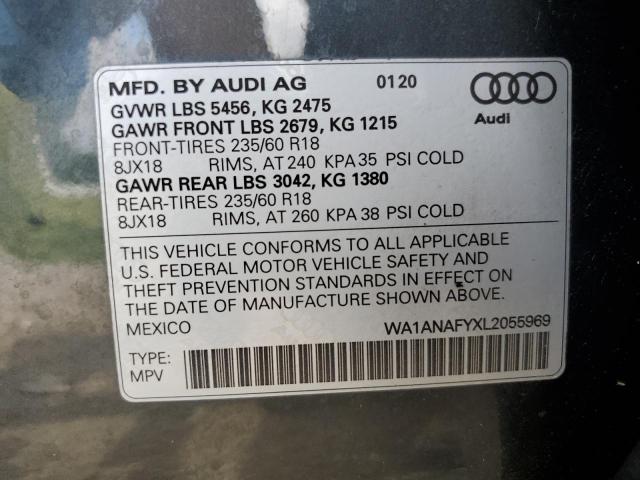 WA1ANAFYXL2055969 2020 AUDI Q5, photo no. 13