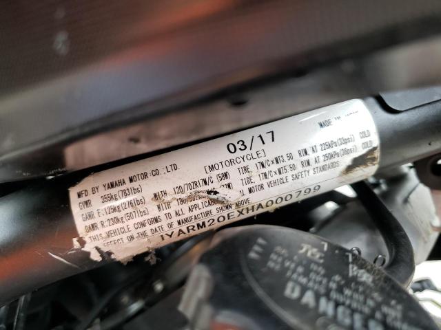 2017 YAMAHA FZ07A JYARM20EXHA000799
