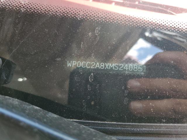 2021 PORSCHE BOXSTER SP WP0CC2A8XMS240851