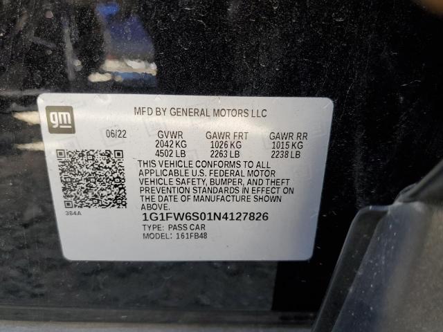 2022 CHEVROLET BOLT EV 1L 1G1FW6S01N4127826