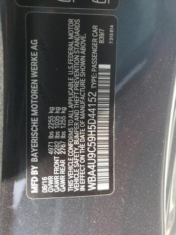 2017 BMW 430XI - WBA4U9C59H5D44152